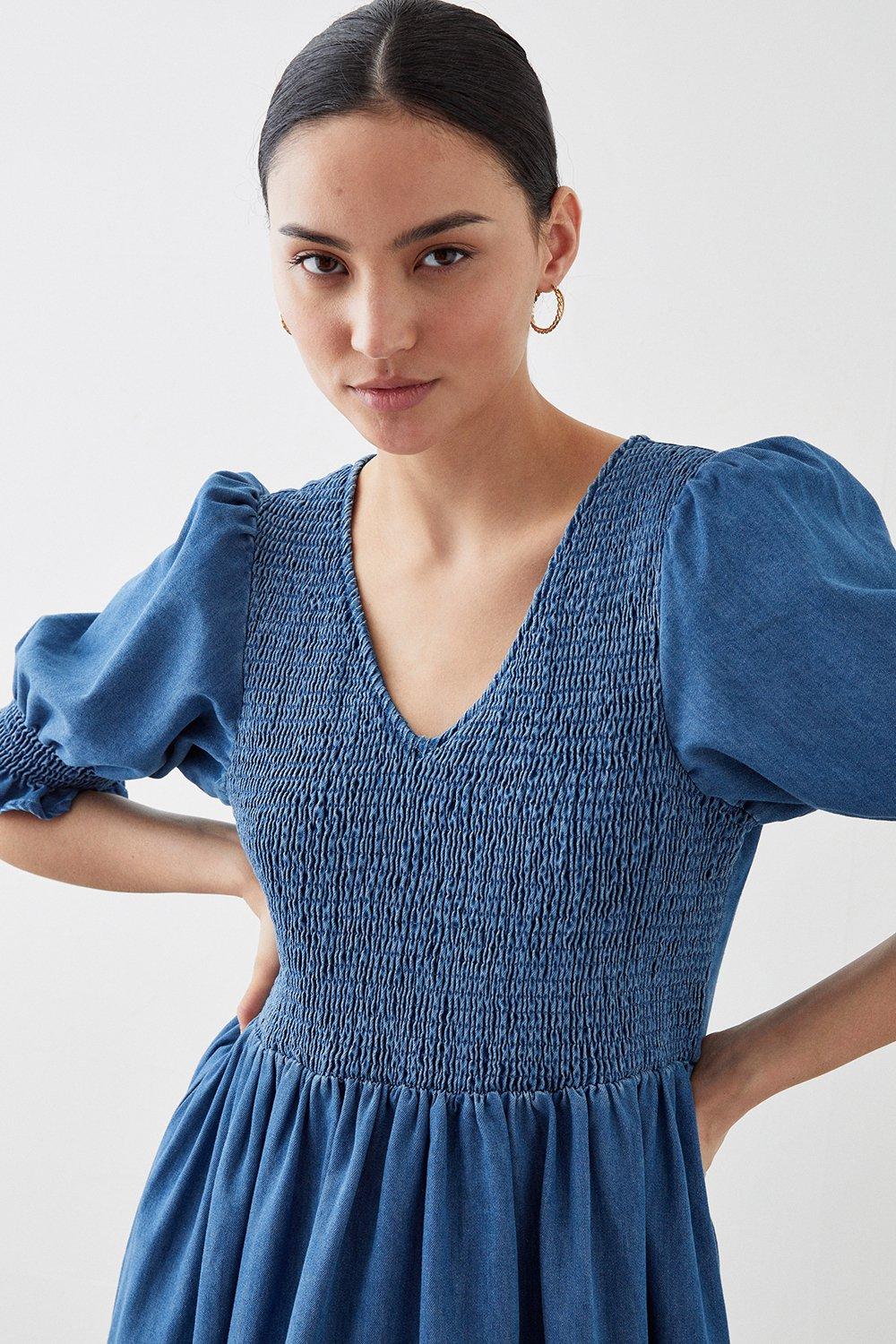 Dorothy perkins shirred neck lace midi skater dress hotsell